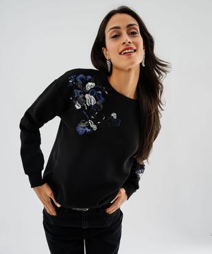 Sweat à motifs sequins femme vue4 - GEMO(FEMME PAP) - GEMO