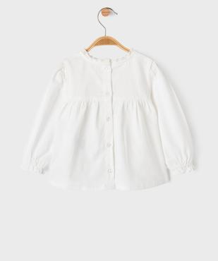 Chemise avec détails brodés bébé fille - LuluCastagnette vue4 - LULUCASTAGNETTE - GEMO