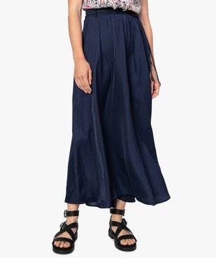Jupe femme longue fluide et satinée vue1 - GEMO(FEMME PAP) - GEMO