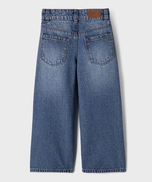 Jean Wide leg avec taille ajustable fille vue6 - GEMO 4G FILLE - GEMO