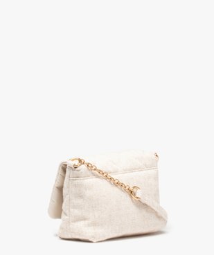 Sac besace en tissu matelassé petit format vue2 - GEMO (ACCESS) - GEMO