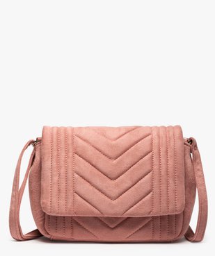 Sac femme besace matelassé vue1 - GEMO (ACCESS) - GEMO