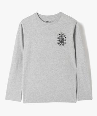 Tee-shirt manches longues imprimé garçon vue1 - GEMO (JUNIOR) - GEMO