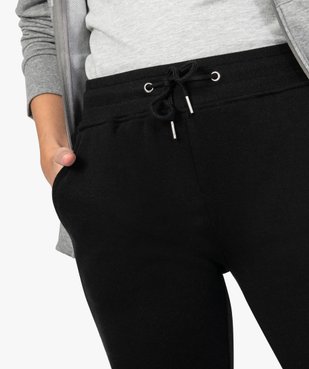 Pantalon de jogging femme en jersey molletonné vue2 - GEMO(FEMME PAP) - GEMO