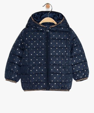Doudoune bébé fille fine à motifs étoiles et détails pailletés vue1 - Nikesneakers(BEBE DEBT) - Nikesneakers