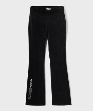 Pantalon de sport en velours coupe flare fille - Camps United vue1 - CAMPS US - GEMO