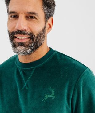 Pyjama en velours 2 pièces homme vue2 - GEMO(HOMWR HOM) - GEMO