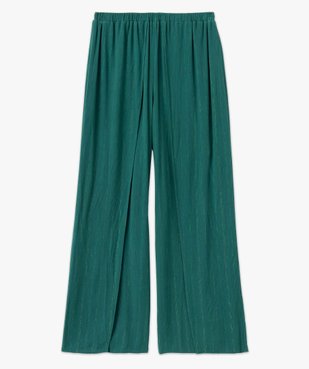 Pantalon de plage femme ouvert sur l’avant vue4 - GEMO (PLAGE) - GEMO