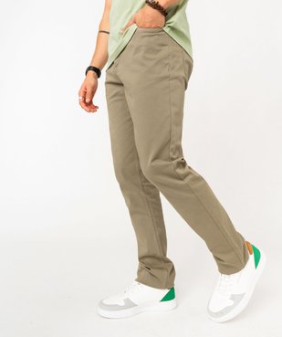 Pantalon chino coupe Slim homme vue2 - GEMO (HOMME) - GEMO