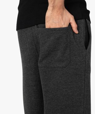 Bermuda homme en maille molletonnée vue2 - GEMO (HOMME) - GEMO
