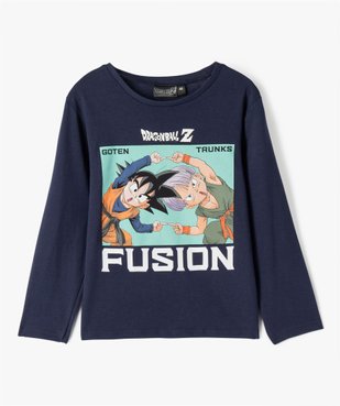 Tee-shirt garçon à manches longues avec motif coloré - Dragon Ball Z vue1 - DRAGON BALL Z - GEMO