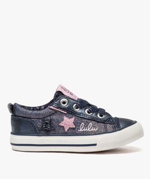 Baskets fille avec paillettes et étoiles - LuluCastagnette vue1 - LULU CASTAGNETT - GEMO