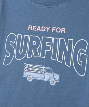 Pyjashort bicolore à motif surf garçon vue2 - GEMO 4G GARCON - GEMO