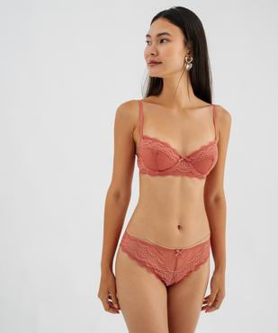 Culottes en dentelle et tulle femme (lot de 2) vue3 - GEMO(HOMWR FEM) - GEMO