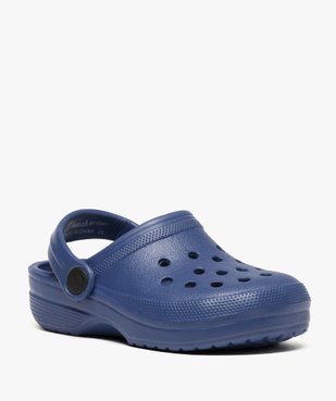 Sabots garçon unis avec perforations vue2 - GEMO (ENFANT) - GEMO