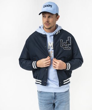 Blouson bomber esprit collège américain homme - Camps United vue4 - CAMPS G4G - GEMO