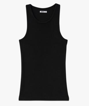 Débardeur lingerie en maille côtelée femme vue4 - GEMO(HOMWR FEM) - GEMO