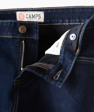 Jean fille brut coupe slim en coton stretch - Camps vue3 - CAMPS UNITED - GEMO