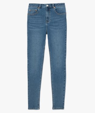 Jean femme en stretch coupe Skinny taille haute vue4 - GEMO(FEMME PAP) - GEMO