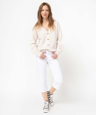 Pantacourt femme taille normale vue5 - GEMO 4G FEMME - GEMO