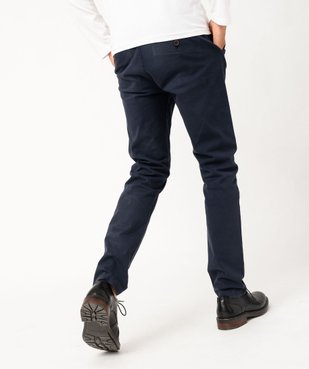 Pantalon chino coupe Slim homme vue3 - GEMO 4G HOMME - GEMO
