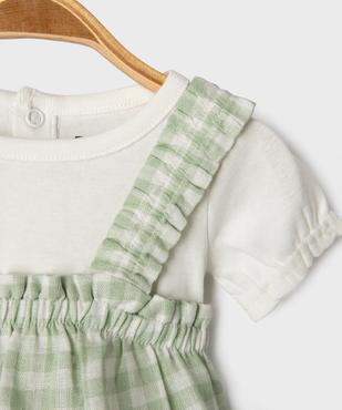 Ensemble 3 pièces bébé fille body, blouse et culotte vue3 - GEMO(BB COUCHE) - GEMO
