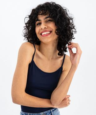 Débardeur à fines bretelles en microfibre femme  vue2 - GEMO(FEMME PAP) - GEMO