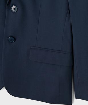 Veste de costume en matière extensible garçon vue2 - GEMO (JUNIOR) - GEMO