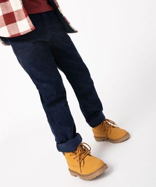 Pantalon en velours large garçon vue1 - GEMO (ENFANT) - GEMO