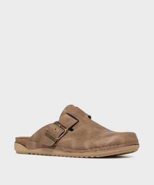 Sabots semelle intérieure cuir confort ultra légères femme - G'flex vue2 - G'FLEX - GEMO