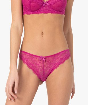 Culotte femme en dentelle et tulle (lot de 2) vue1 - GEMO(HOMWR FEM) - GEMO