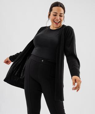 Gilet long porté ouvert femme grande taille vue7 - GEMO (G TAILLE) - GEMO
