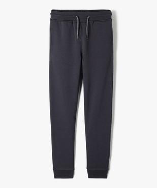 Pantalon de jogging avec intérieur molletonné garçon vue1 - GEMO (JUNIOR) - GEMO