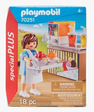 Jouet enfant Vendeur de glace - Playmobil vue1 - DIVERS LICENCE - GEMO