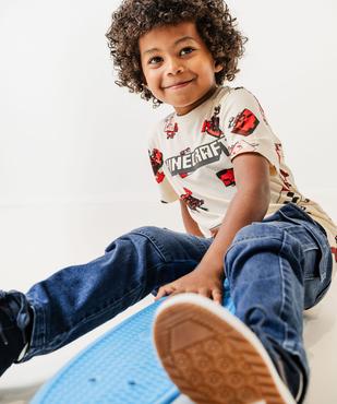 Tee-shirt manches courtes Minecraft garçon vue1 - MINECRAFT - GEMO