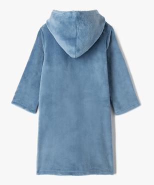 Robe de chambre à capuche en maille peluche garçon vue4 - GEMO (ENFANT) - GEMO