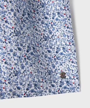 Robe bi-matières à manches courtes fille - LuluCastagnette vue3 - LULUCASTAGNETTE - GEMO