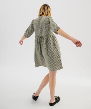 Robe courte femme vue3 - GEMO(FEMME PAP) - GEMO