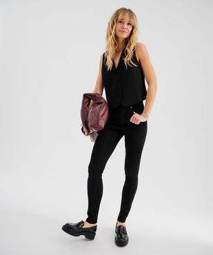 Jean Skinny taille haute stretch femme vue13 - GEMO(FEMME PAP) - GEMO
