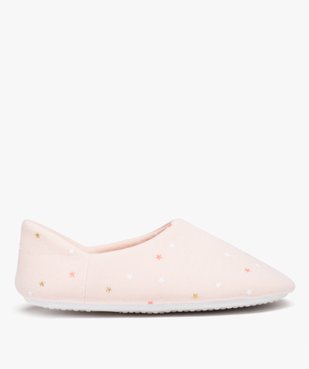 Chaussons femme souples en jersey à motifs vue1 - GEMO(HOMWR FEM) - GEMO