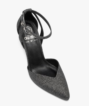 Escarpins femme à talon aiguille dessus pailleté vue5 - GEMO(URBAIN) - GEMO