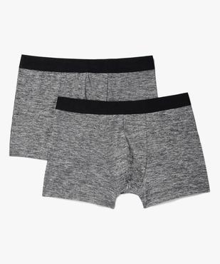 Boxers en microfibre avec large ceinture homme (lot de 2) vue1 - GEMO(HOMWR HOM) - GEMO