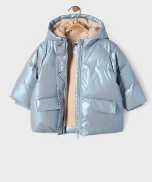 Doudoune à capuche bébé fille vue2 - GEMO(BEBE DEBT) - GEMO