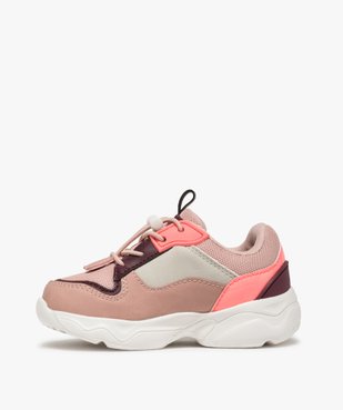 Baskets bébé fille das shoes légères vue3 - GEMO(BEBE DEBT) - GEMO