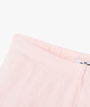 Legging long uni en coton stretch fille vue2 - GEMO (ENFANT) - GEMO