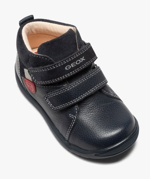 Chaussures premiers pas bébé unies en cuir - Geox vue5 - GEOX - GEMO