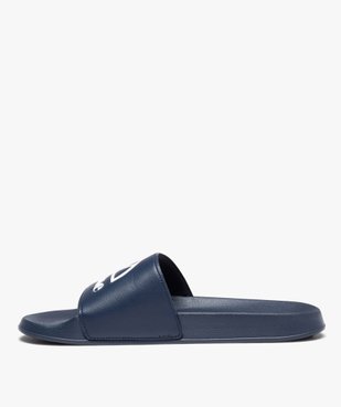 Mules de piscine homme unies et logo en relief - Ellesse vue3 - ELLESSE - GEMO