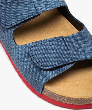 Sandales garçon en toile denim avec brides à scratch vue6 - GEMO (ENFANT) - GEMO