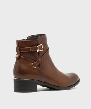Boots zippées à petit talon femme vue4 - VALENTINA BALDA - GEMO
