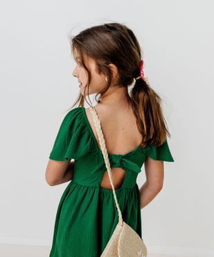 Robe en maille texturée à col modulable fille vue5 - GEMO 4G FILLE - GEMO